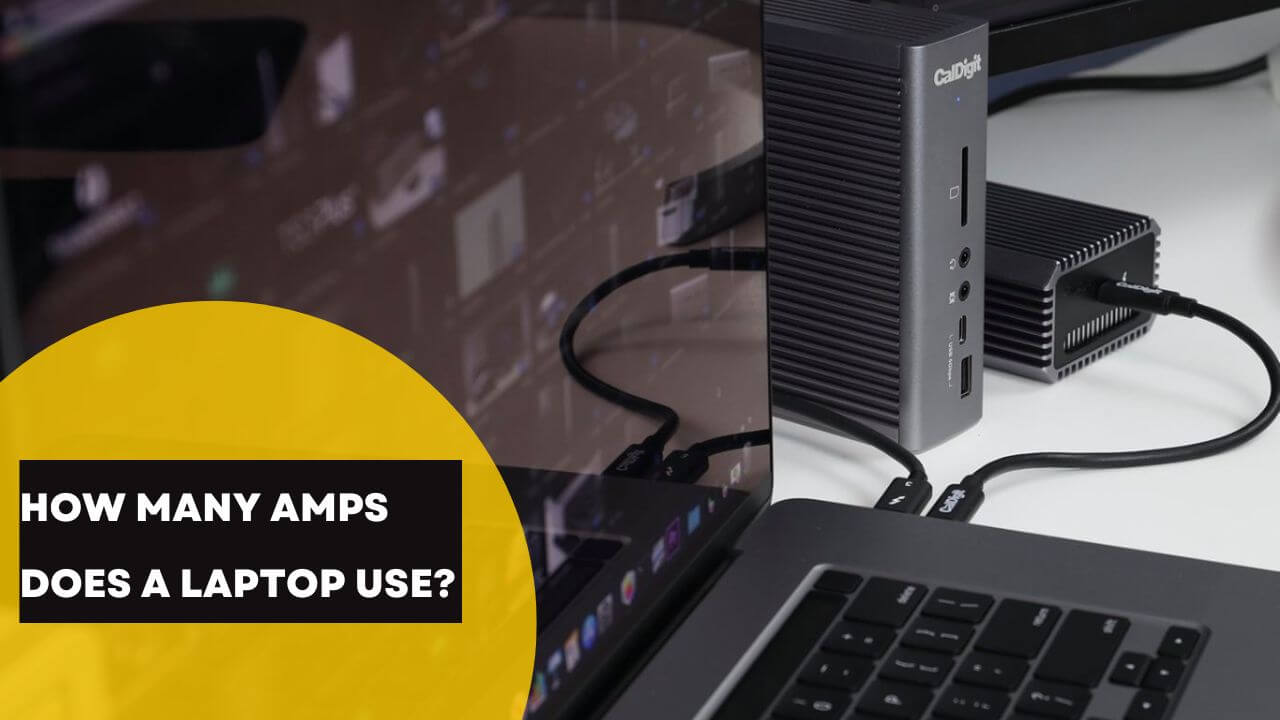 How many amps does a laptop use